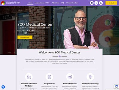 Home page from the SCO Medical Center